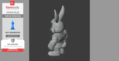 Bugs Bunny Thanos Ring - Mashup Figure STL