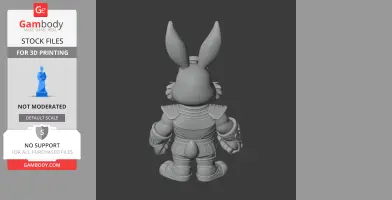 Bugs Bunny Thanos Ring - Mashup Figure STL