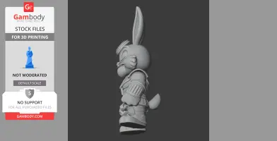 Bugs Bunny Thanos Ring - Mashup Figure STL