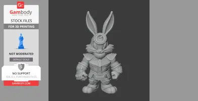 Bugs Bunny Thanos Ring - Mashup Figure STL