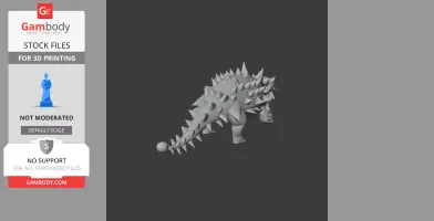 Minotaurasaurus - Prehistoric Animal STL