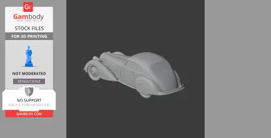 Alfa Romeo 8C 2900 - Scale Vehicle STL