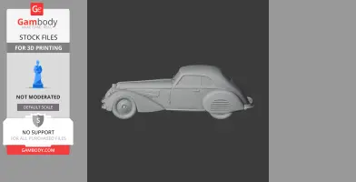 Alfa Romeo 8C 2900 - Scale Vehicle STL