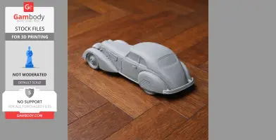 Alfa Romeo 8C 2900 - Scale Vehicle STL