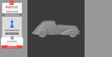 Alfa Romeo 8C 2900 - Scale Vehicle STL