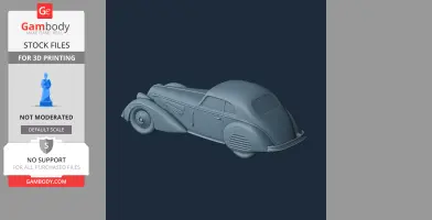 Alfa Romeo 8C 2900 - Scale Vehicle STL