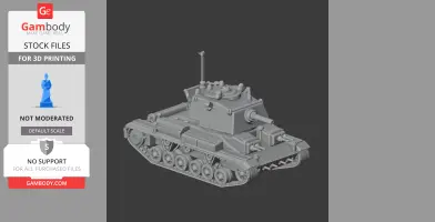 A10 Cruiser tank - Tank Model STL