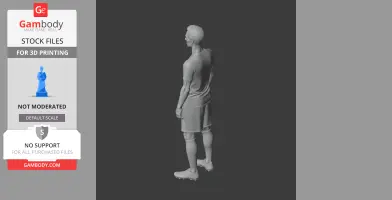 Robin van Persie Figurine - Religious Statue STL