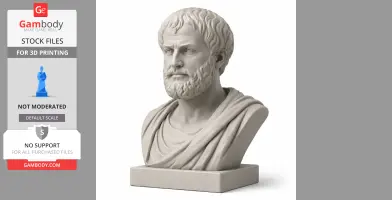 Aristotle Bust - Historical Warrior STL