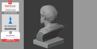 Aristotle Bust - Historical Warrior STL