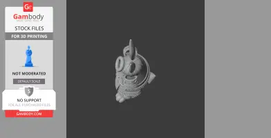 Bugs Bunny Samurai Ring Figure - Mashup Figure STL