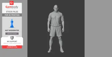Ronaldo Nazario Figurine - Religious Statue STL