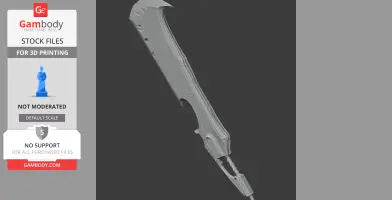 Buster Sword III Monster Hunter Wilds - Cosplay Prop STL