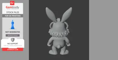 Bugs Bunny Spider-Man Ring Figure - Mashup Figure STL