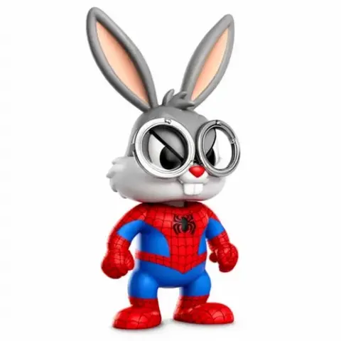 Bugs Bunny Spider-Man Ring Figure - Mashup Figure STL