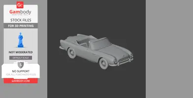 Aston Martin DB5 - Scale Vehicle STL