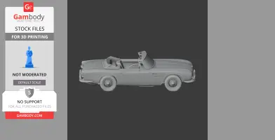 Aston Martin DB5 - Scale Vehicle STL