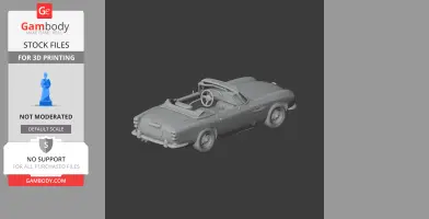 Aston Martin DB5 - Scale Vehicle STL