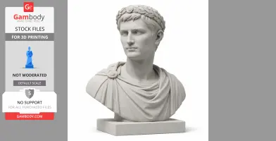 Augustus Bust - Historical Warrior STL