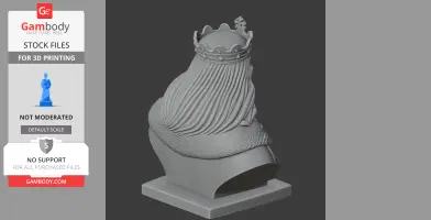 Boleslaw the Brave Bust - Historical Warrior STL