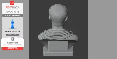 Caligula Bust - Historical Warrior STL