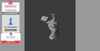 Bugs Bunny Thor Ring Figure - Mashup Figure STL