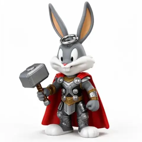 Bugs Bunny Thor Ring Figure - Mashup Figure STL