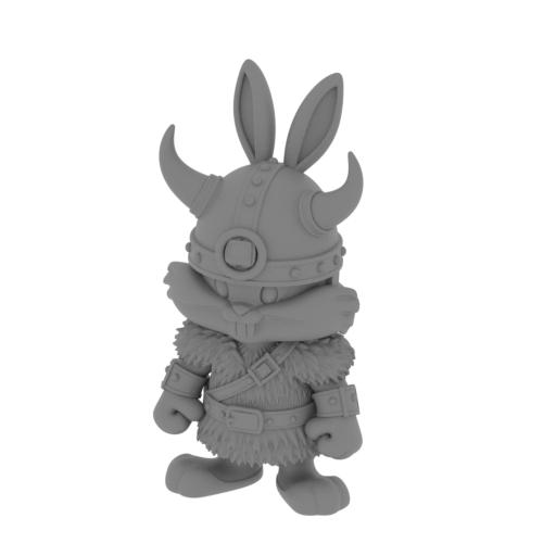 Bugs Bunny Viking Ring Figure.stl