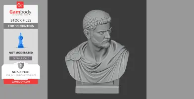 Caracalla Bust - Historical Warrior STL
