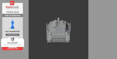Brummbar tank - Tank Model STL