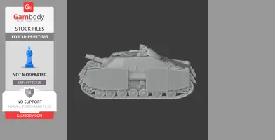 Brummbar tank - Tank Model STL