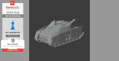 Brummbar tank - Tank Model STL