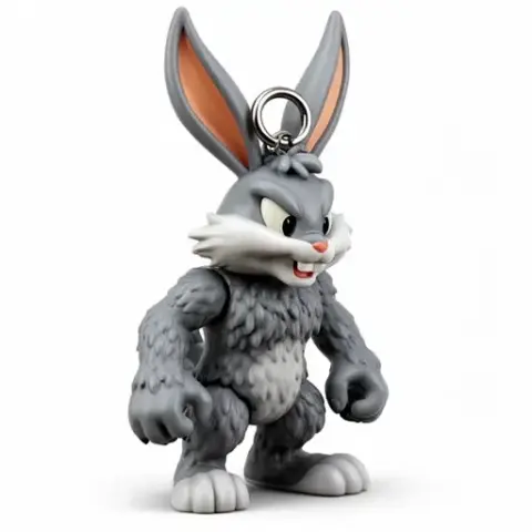 Bugs Bunny Werewolf Ring Figure - Mashup Figure STL