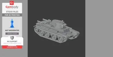 BT-7 tank - Tank Model STL