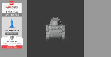 BT-7 tank - Tank Model STL