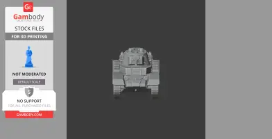 BT-7 tank - Tank Model STL