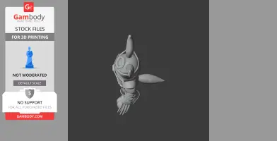 Bugs Bunny Wolverine Ring Figure - Mashup Figure STL