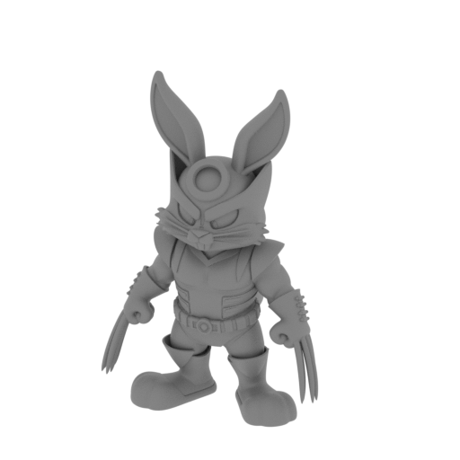 Bugs Bunny Wolverine Ring Figure.stl