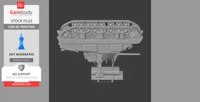 Calliope Sherman tank - Tank Model STL