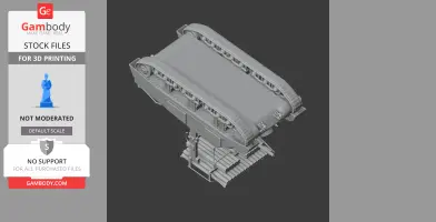 Calliope Sherman tank - Tank Model STL