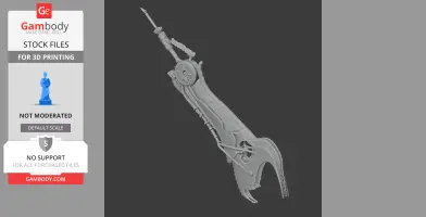 G Veldian Gladius I Monster Hunter Wilds - Cosplay Prop STL
