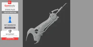 G Veldian Gladius I Monster Hunter Wilds - Cosplay Prop STL