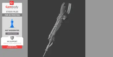G Veldian Gladius I Monster Hunter Wilds - Cosplay Prop STL