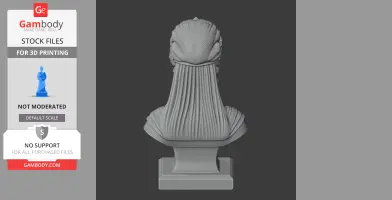 Catherine the Great Bust - Historical Warrior STL