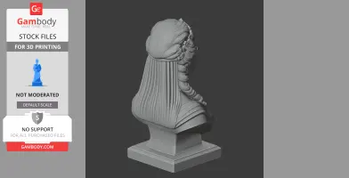 Catherine the Great Bust - Historical Warrior STL