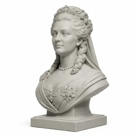 Catherine the Great Bust - Historical Warrior STL