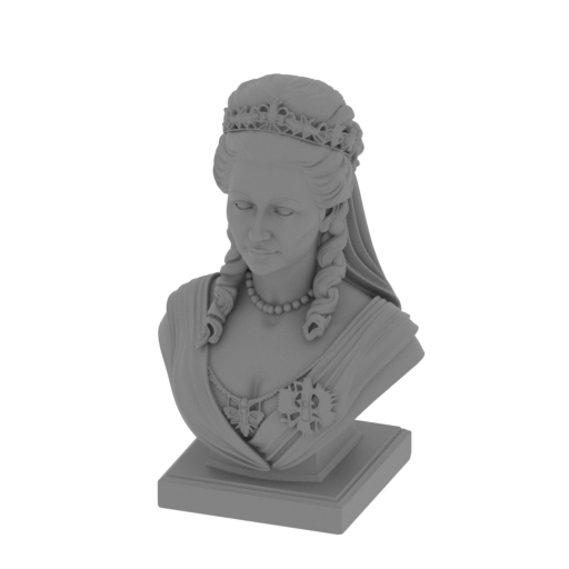 Catherine the Great Bust.stl