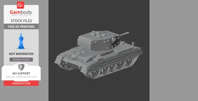 Cavalier tank - Tank Model STL