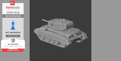 Cavalier tank - Tank Model STL