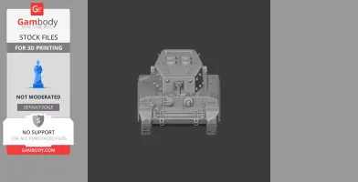 Cavalier tank - Tank Model STL